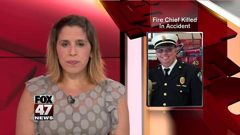 Fire chief fatally struck by vehicle along I-94 in Michigan