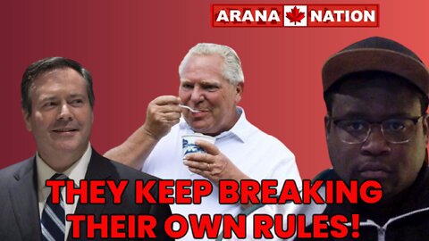 Canada's Political Tyrants Keep Breaking Their Own COVID Rules!