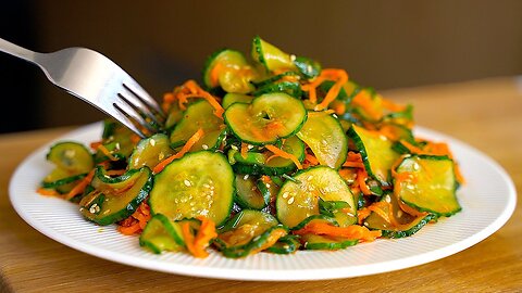 This cucumber salad will burn fat while you sleep! Eat dinner and lose weight at night!