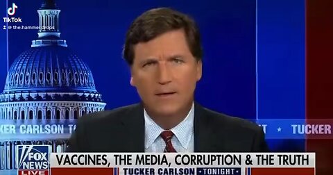 Tucker Carlson last week ripped big pharma