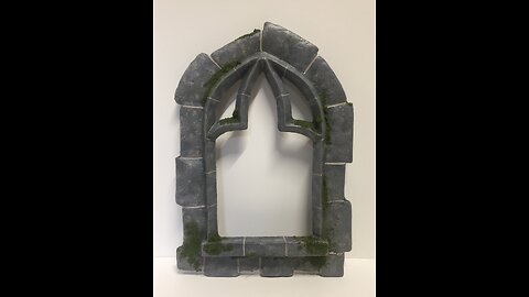 Sculpting a Fiberglass Cathedral Window