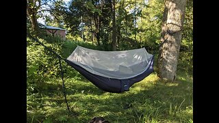 Kinfayv Camping Hammock with Mosquito Net and Rain Fly - Portable Double Hammock with Bug Net a...