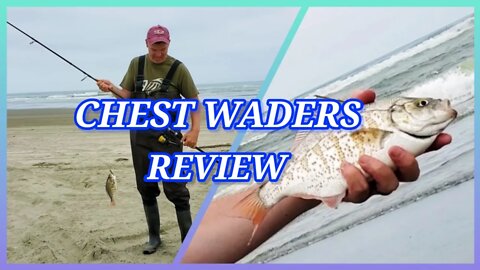 CHEST WADERS, Waterproof Fishing - REVIEW OF KOMEX - Surf Fishing Del Rey Oregon🇺🇸
