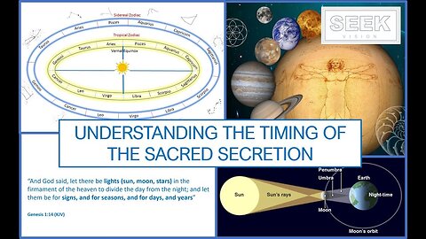 TRUE SACRED SECRETION TIMING - Tropical, Sidereal, Moon in Sun Sign Explained!