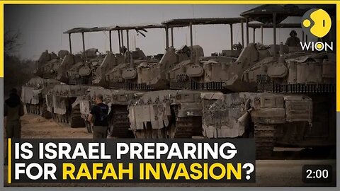 Isreal-Hamas War: Isreal masses dozens of tanks near Rafah border | Watch