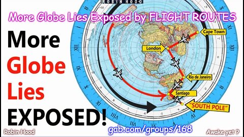 More Globe Lies Exposed by FLIGHT ROUTES