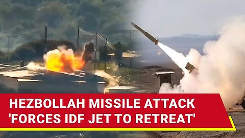 Hezbollah Anti-Aircraft Missile Strike 'Forces IDF Fighter Jet Retreat From Lebanon Airspace'