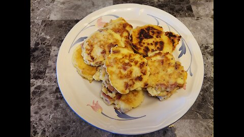 Tofu Bacon Pancake 豆腐煙肉薄餅