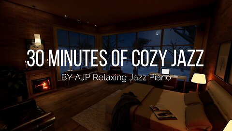 Smooth Jazz Piano Music in a Cozy Bedroom for Relaxing , Study, Take a break