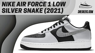 Nike Air Force 1 Low Silver Snake (2021) - DJ6033-001 - @SneakersADM