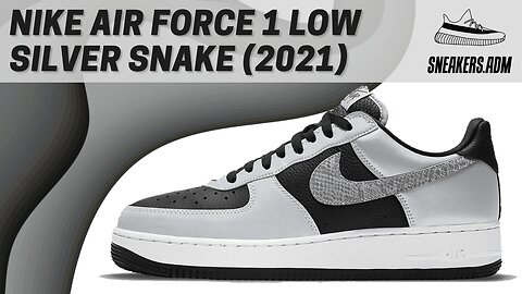 Nike Air Force 1 Low Silver Snake (2021) - DJ6033-001 - @SneakersADM