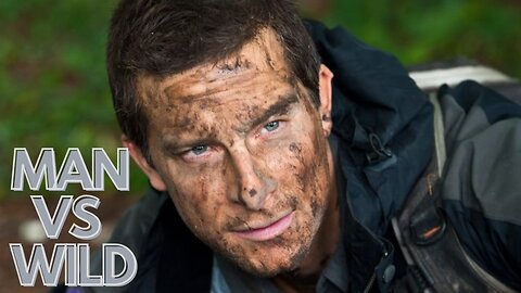 Bear Grylls Demonstrates How to Escape a Mud Sinkhole Man vs Wild