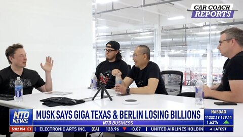 Elon Musk Says TESLA Is Burning Cash - Its A Gigantic Money Furnace!