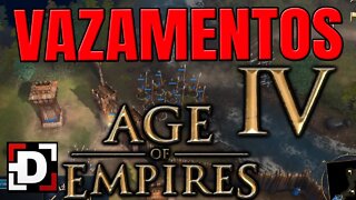 Todos os VAZAMENTOS de AGE OF EMPIRES 4 até agora!