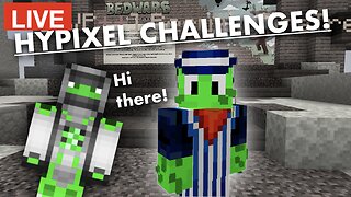 Hypixel Challenges With Sky_Bry! Minecraft Live Stream Exclusively on Rumble!