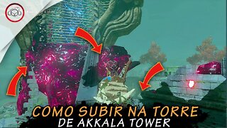 Zelda Breath of the Wild, Como subir na torre de Akkala Tower | super dica PT-BR