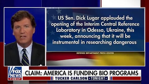 Tucker: Why are we funding this? (Bigger question: Has the US Gov and MSM been caught lying?)