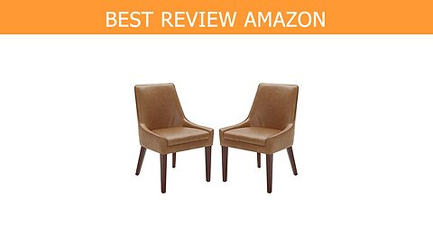 Rivet Contemporary Welt Trimmed Dining Cognac Review