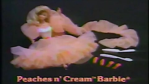 1985 "Peaches n' Cream" Barbie Commercial