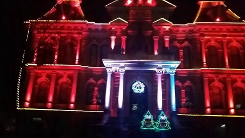 Cambridge Ohio Courthouse Christmas Light Display Africa Christmas December 2020