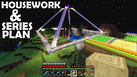 HOUSEWORK & FUTURE PLANS | Minecraft Nintendo Switch Bedrock Edition | BASEMENT | Part 24