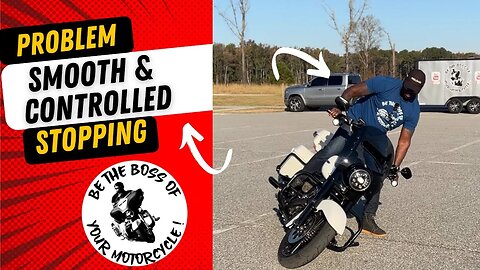 Here's The Specific Techniques To Bring Your Motorcycle To A Smooth & Controlled Stop!