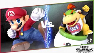 Mario VS Bowser Jr : Super Smash Bros. Ultimate Smash Battles