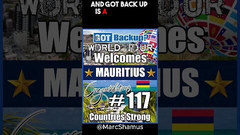 GOTBACKUP: Welcome Mauritius Country #117