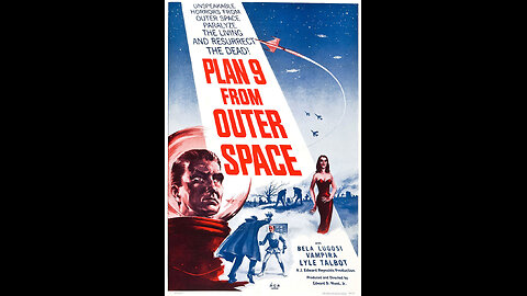 Movie From the Past - Plan 9 from Outer Space - Black and White - 1959