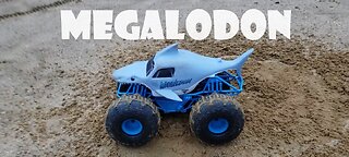 Playing with Megalodon RC Monster Truck