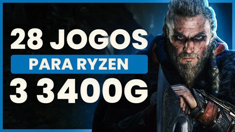 Jogos que rodam no Ryzen 3 3400g: Os 28 melhores 👑 Desempenho acima de 30 FPS