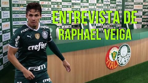 RAPHAEL VEIGA FALA APÓS DERROTA DO PALMEIRAS POR 3 X 1 PRO SÃO PAULO