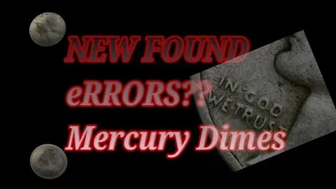 New Found Coin Errors$$ Mercury Dimes 1942D / 1920D$$