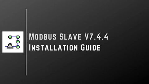 Modbus Slave V7.4.4 | Installation Guide |