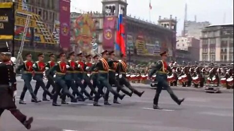 REGIMENT OF RUSSIAN AF PARTICIPATED AT THE MILITARY PARADE CELEBRATING MEXICO'S INDEPENDENCE DAY