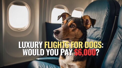 Luxury Flights for Dogs: Would You Pay $6,000?