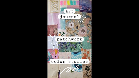Art Journal Snippets and Colorful Floral Inspiration