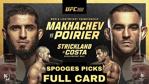 UFC 302 Makhachev vs Poirier Predictions & Full Card Breakdown