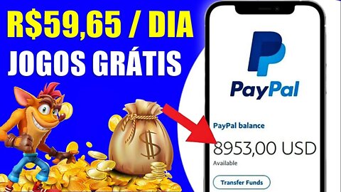 [NOVO] APP de JOGOS que PAGAM DINHEIRO de Verdade no PayPal GRÁTIS (Como Ganhar Dinheiro No PayPal)