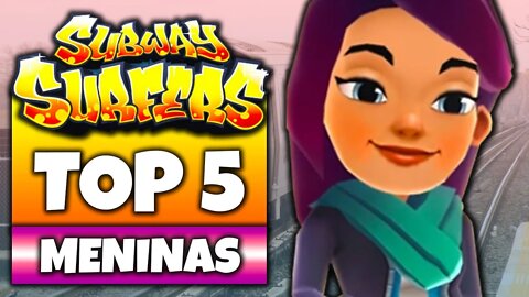 Top 5 Personagens Meninas do Subway Surfers em 2019