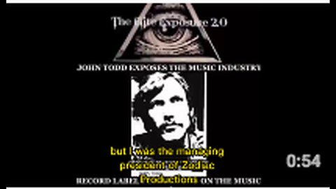 John Todd Ex-Illuminati talking how big record label companies use mainstream music