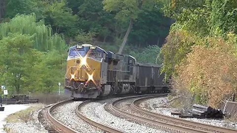 CSX C733 Loaded Coal Train from Harpers Ferry, West Virginia October 6, 2023