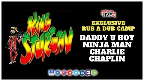Exclusive Rub A Dub Camp King Stur Gav ft Daddy U Roy, Ninja Man & Charlie Chaplin Live In Jamaica