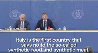 ITALY : DRAFT LAW BANNING ALL SYNTHETIC FOOD OR "FOOD PRODUCED IN LABS"