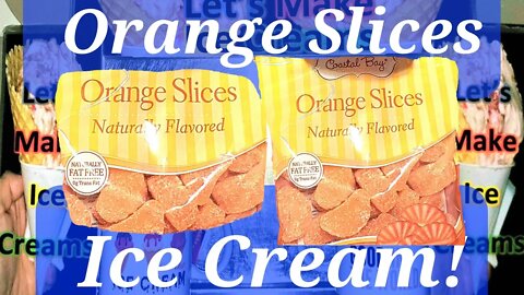 Ice Cream Making Orange Slices