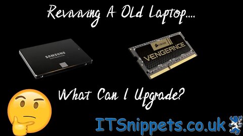 Reviving A Old Laptop...What Can Be Upgraded? (@ytcreator, @youtube)