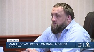 Butler County man sentenced to 37 years after throwing hot oil on woman, baby