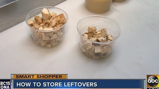 Tips for storing Thanksgiving leftovers