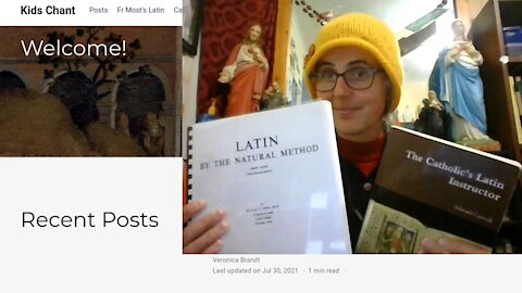 Learning Latin with Catholic's Latin and Fr Most's Latin