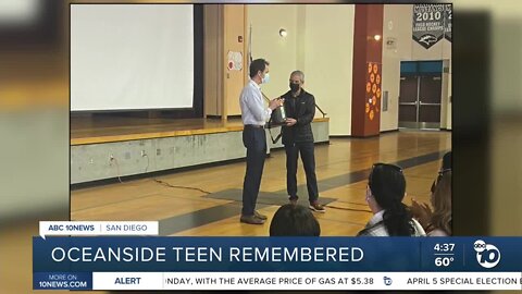 School honors Oceanside teen by raising awareness about Sudden Cardiac Arrest